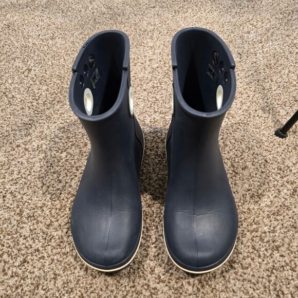 Women's Crocs "Jaunt Shorty" Pull On Rain Boots | Size 5 - Picture 2 of 7